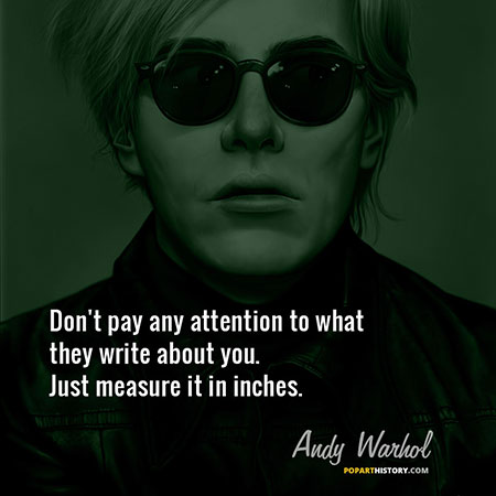 Quote by Andy Warhol